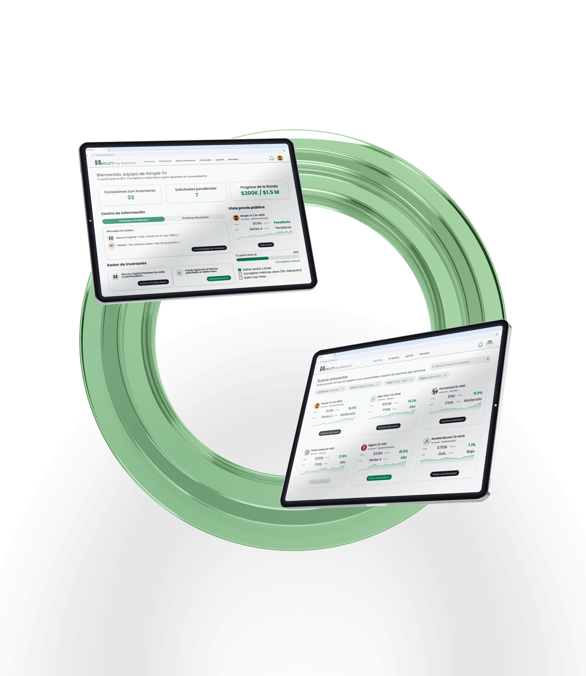 Nexum dashboard preview